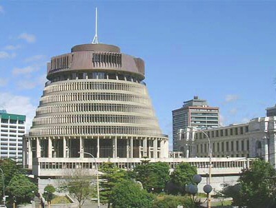 Wellington New Zealand, Bee hive Parliament buildings